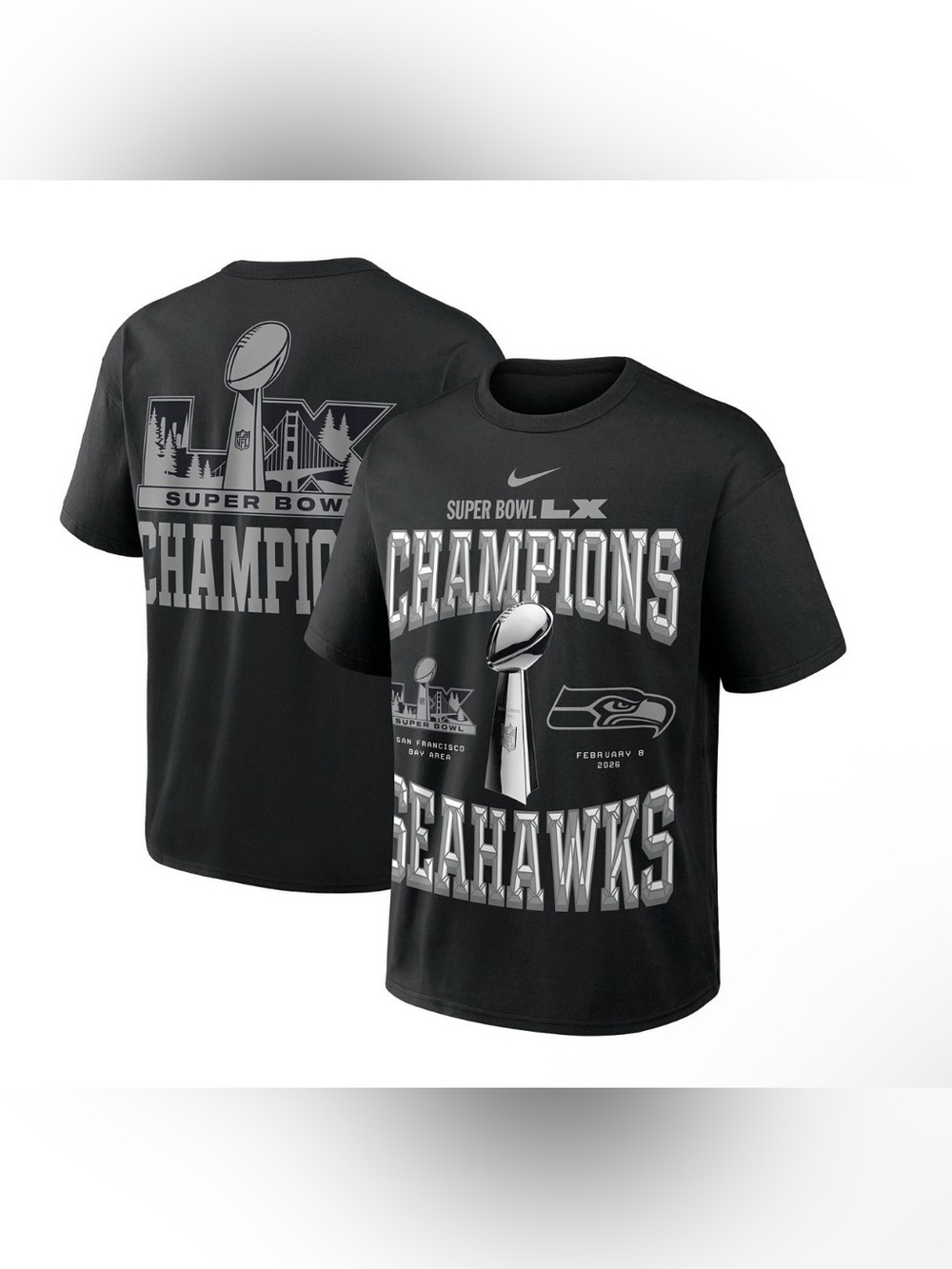 Nike Men's Seattle Seahawks Super Bowl LX Champions